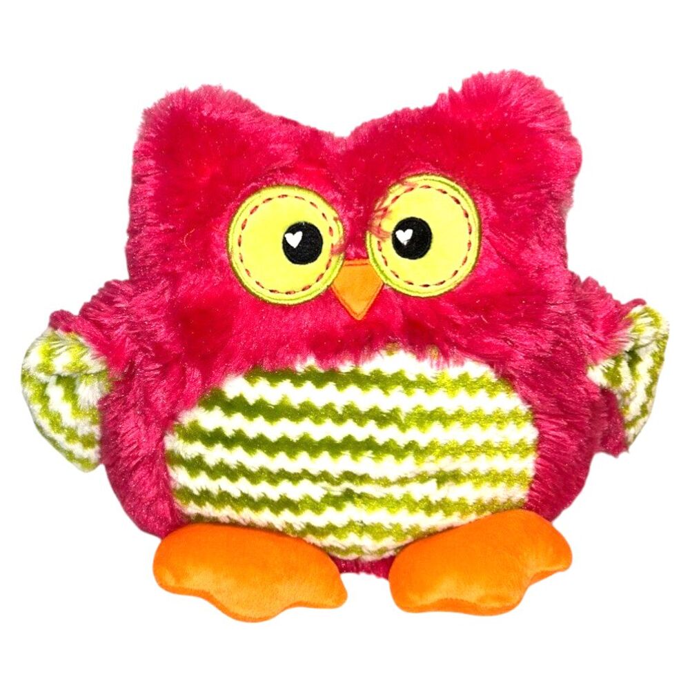 Dan Dee Collector’s Choice Pink Owl Plush Snuggle Pillow Stuffed Animal Toy  13"
